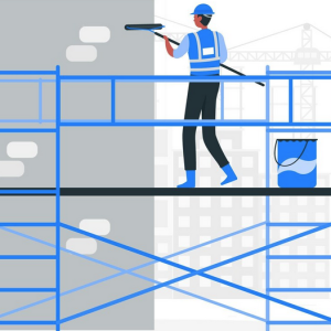Travail en hauteur et montage et démontage d'échafaudage